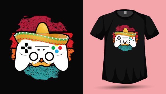 Cinco De Mayo Gaming Tshirt Design: A Creative Asset