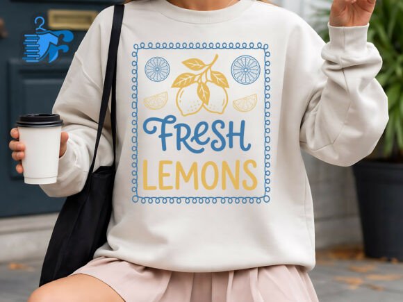 Fresh Lemons Summer SVG Design
