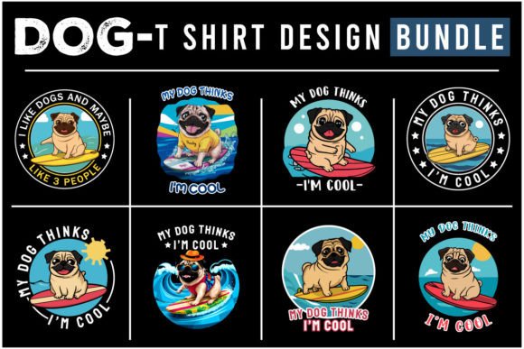 Funny Dog T Shirt Design BUNDLE: Creative Assets for Every Designer