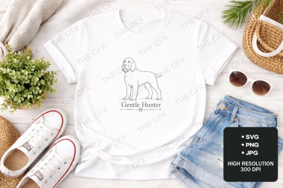 Gentle Hunter Dog SVG Design: Elevate Your Creative Projects