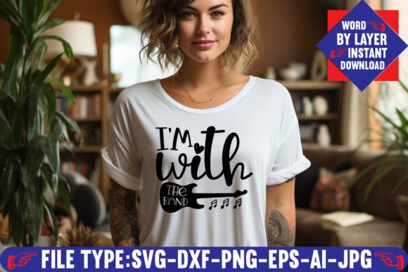 I'm with the Band SVG Design: A Creative Asset for Modern Branding