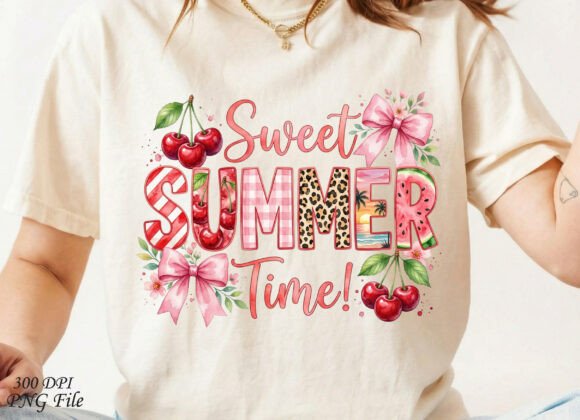 Retro Sweet Summer Time SVG Design PNG for Creative Projects