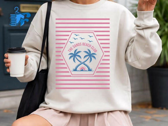 Tropical Beach Club SVG Design: Your Creative Toolkit