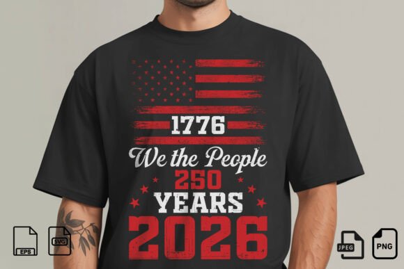 USA 250 Years 1776-2026 SVG Design: A Visual Anchor for Milestone Branding